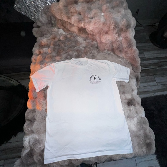 SUPER RARE BORN X RAISED White Tee with Black Graphic - Picture 10 of 11